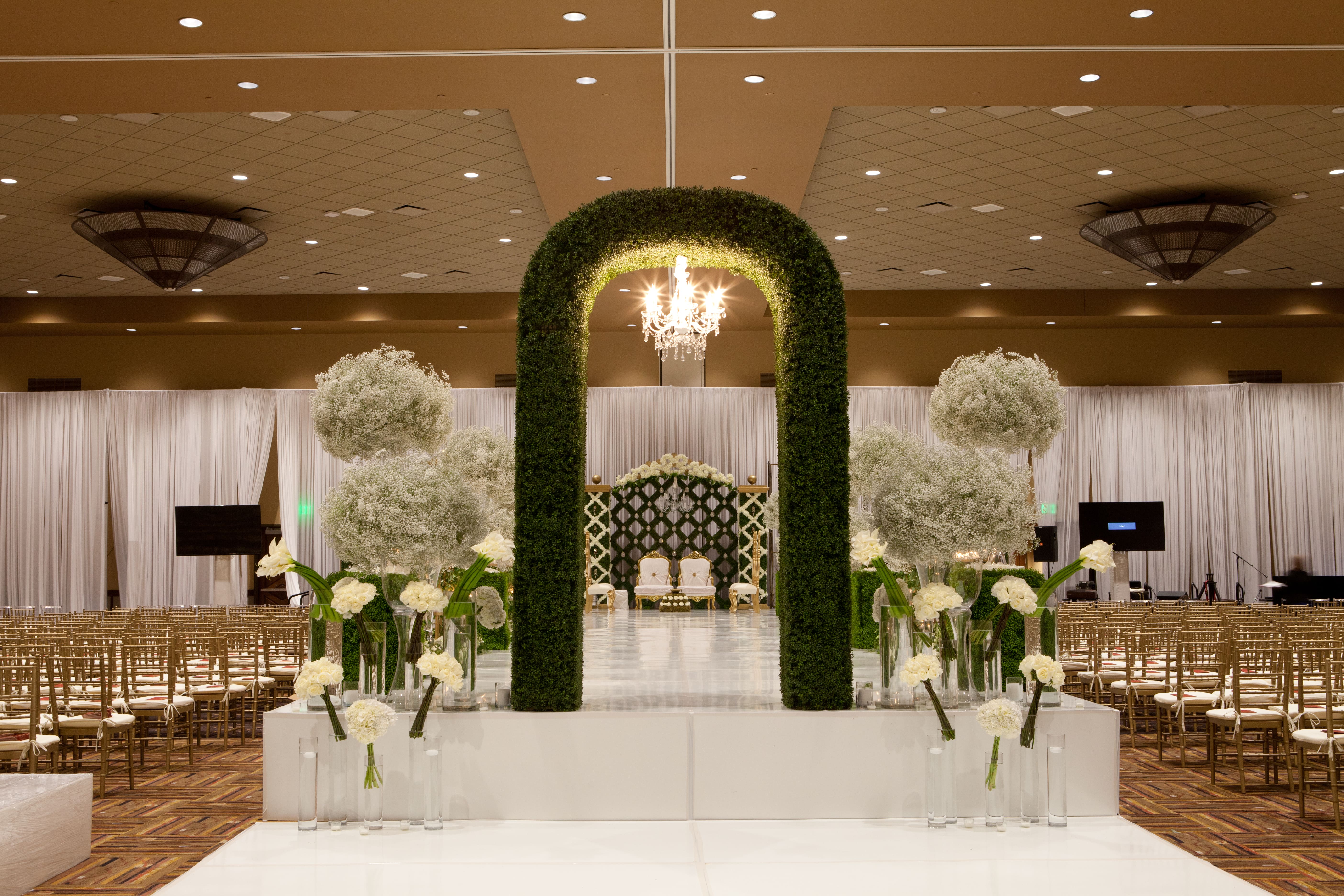 Fancy wedding venue.