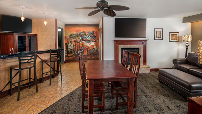 Interior of Royal Presidential Suite.