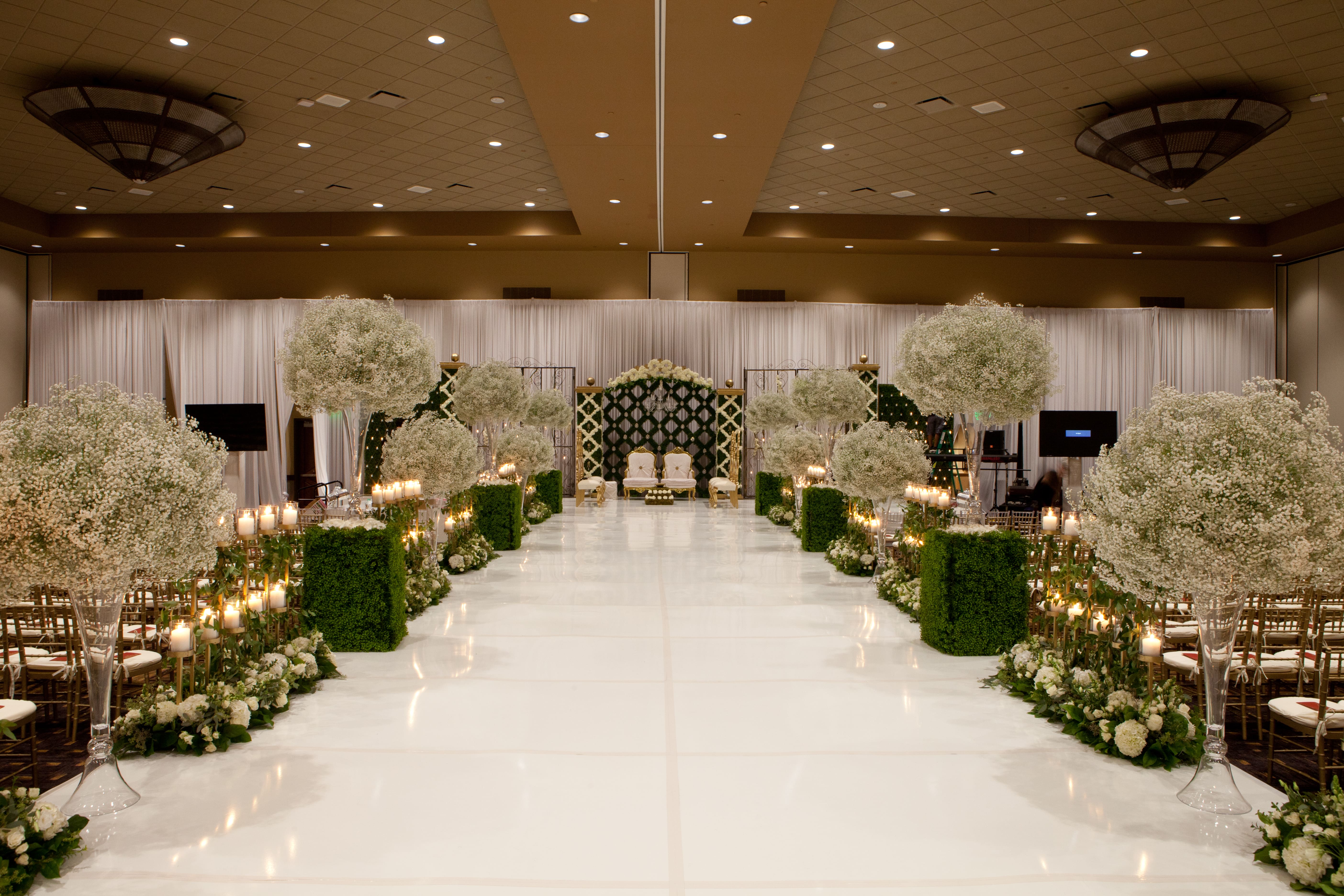 Fancy wedding venue.