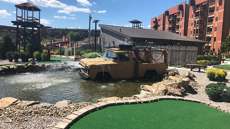 Minigolf course